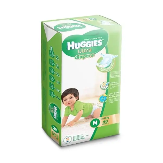 Huggies Ultra Diaper Medium 40 pcs (5-10 kg) Huggies Ultra Diaper Medium 40 pcs (5-10 kg) - Image 1