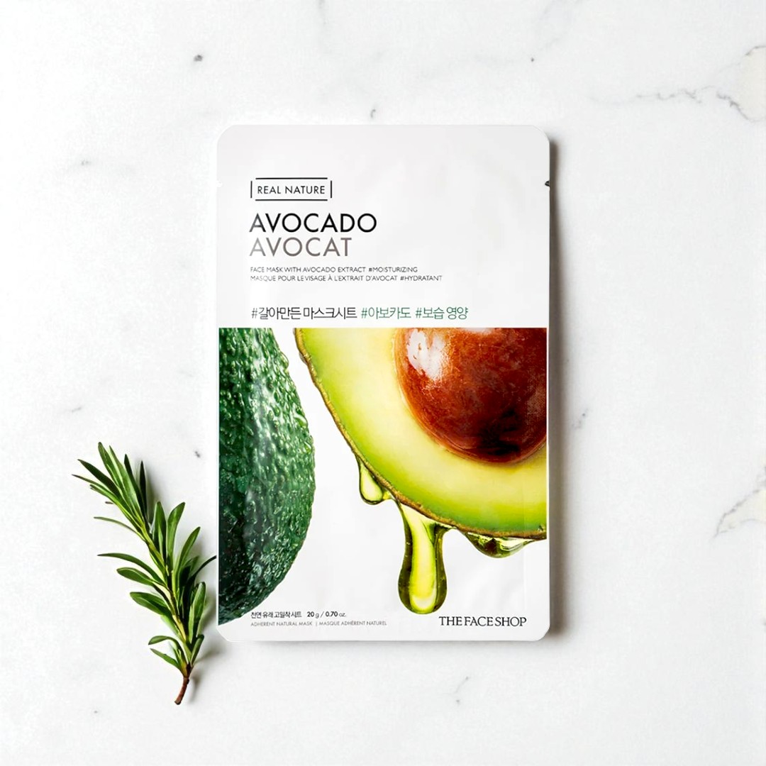 The Face Shop REAL NATURE Face Mask Avocado The Face Shop REAL NATURE Face Mask Avocado - Image 1
